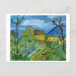 Hemma till Cezanne-vykort Vykort