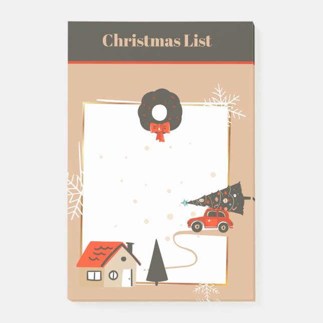 Hemma till jul Post-It-lappar Post-it Block (Framsida)