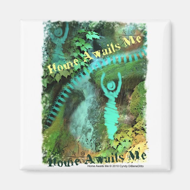 Hemma väntar mig magnet (Framsidan)