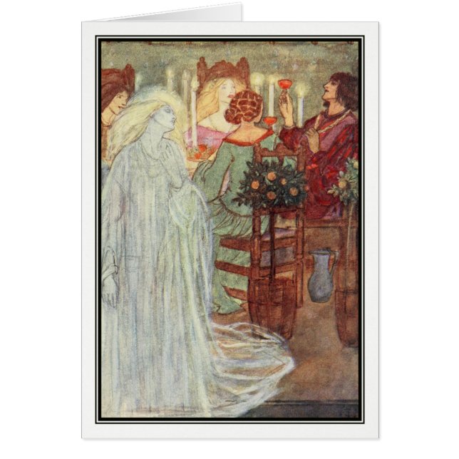 Hemma vid Florence Harrison Hälsningskort (Framsidan)