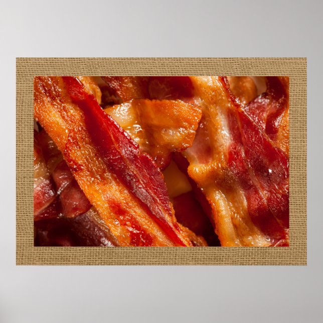 Hemmabruk och konsthekorlek - Bacon Poster (Framsidan)