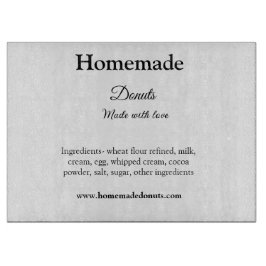 Hemmade donatorer som gjorts med kärlek lägger til