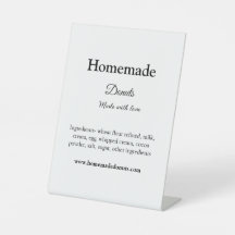 Hemmade donatorer som gjorts med kärlek lägger til