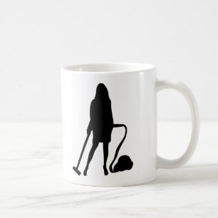 hemmafru - dammsugare - lokalvård kaffemugg