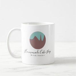 Hemmagjord Cake Pop-klot Bageri Kaffemugg