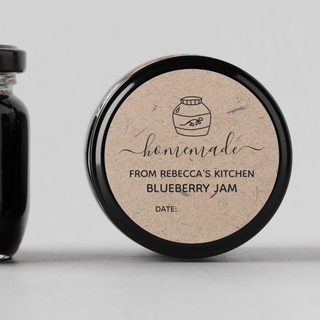 Hemmagjord Falsk Kraftpapper | Jam Etikett för Inl (Skapare uppladdad)