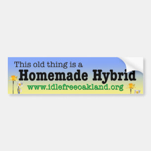 Hemmagjord Hybrid Bildekal
