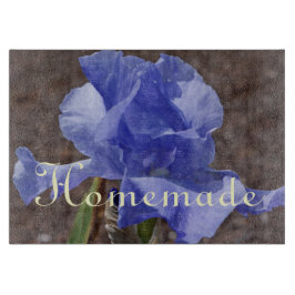 Hemmagjorda presenter glasskärbräda Iris Blommor