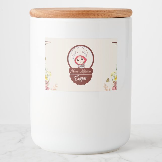 Hemmakök Mat Etiketter (Framsida)