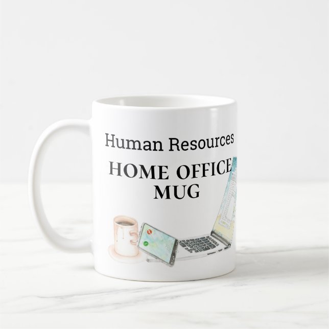 Hemmakontor Human Resources Watercolor Kaffemugg (Vänster)