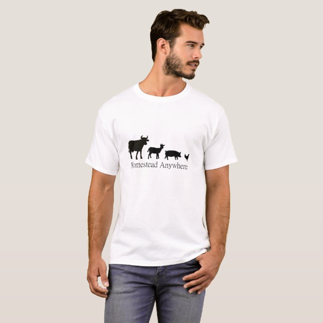 Hemman någonstans t-shirt (Hel framsida)