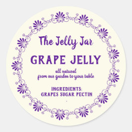 Hemmannad grappelgelé ditt företag Namn etikett