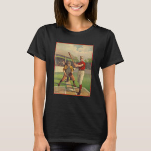 Hemmapoboll Slagman Långboll Baseboll Slagman Vint T Shirt