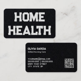 Hemmasjuksköterskans Anpassningsbar QR Visitkort