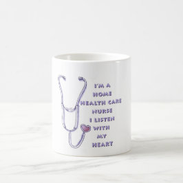 Hemmasjuksköterskehjärta Kaffemugg
