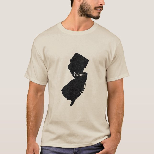 Hemmaskinskriven i new jersey tee shirt (Framsida)