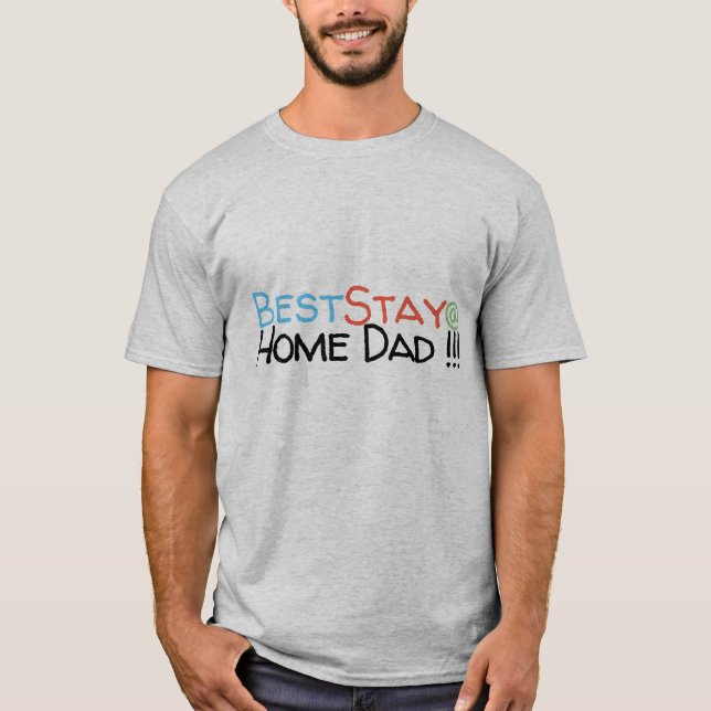 Hemmastadd pappa för bäst stag t shirt (Framsida)