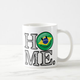 Hemmet är Brasilien som ler Kaffemugg
