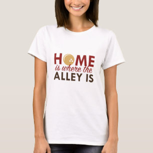 Hemmet är där Alley är T Shirt