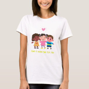 Hemmet är där barnen är i Fantastisk-föräldern T Shirt