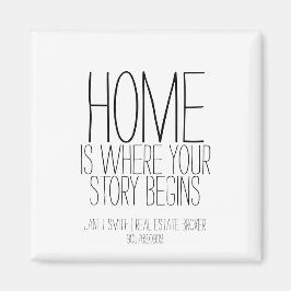 Hemmet är där din berättelse börjar i Gods Agent Magnet