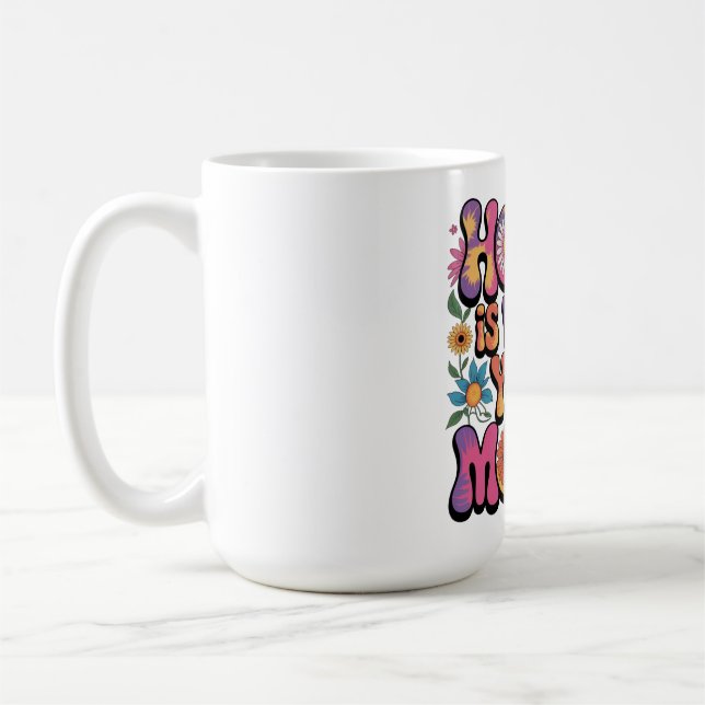 Hemmet är där din mamma är kaffemugg (Vänster)
