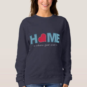 Hemmet är där din mamma är t shirt