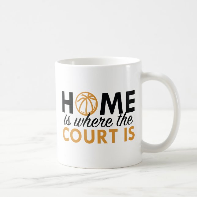 Hemmet är där domstolen är kaffemugg (Höger)