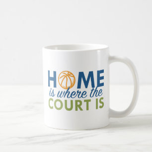 Hemmet är där domstolen är kaffemugg