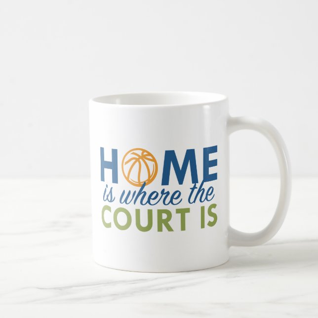 Hemmet är där domstolen är kaffemugg (Höger)