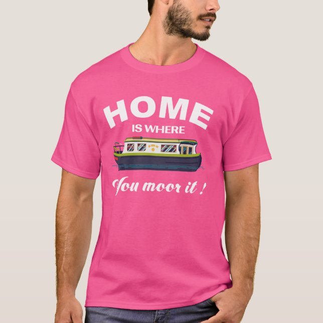 Hemmet är där du använder det funktionella Trendig T Shirt (Framsida)