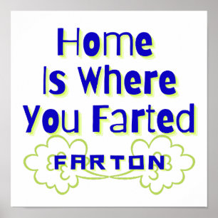 Hemmet är där du har grupperat Farton Poster