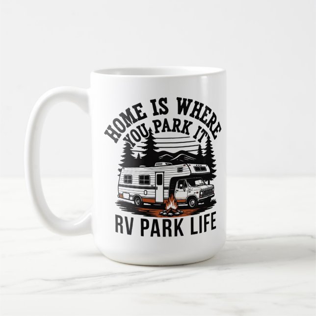 Hemmet är där du parkerar det kaffemugg (Vänster)
