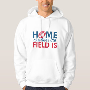 Hemmet är där Fält ligger Hoodie