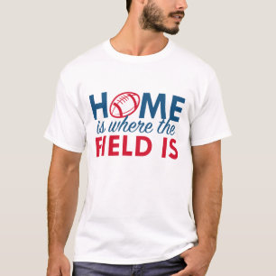 Hemmet är där Fält ligger T Shirt