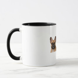 Hemmet är där Frenchien är kaffemugg