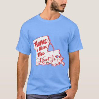 Hemmet är där hjärtat är t shirt