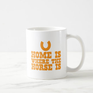 Hemmet är där Horse är Kaffemugg