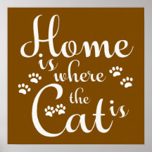 Hemmet är där Katten är liten Tassar