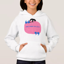 Hemmet är där katten är | Mysigt Cat Lover Hoodie