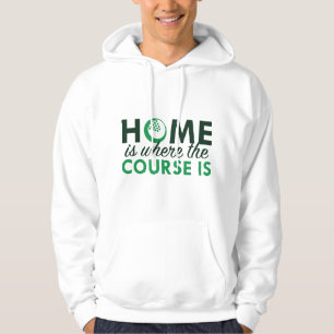 Hemmet är där kursen är hoodie
