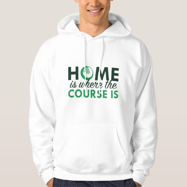 Hemmet är där kursen är hoodie (Framsida)