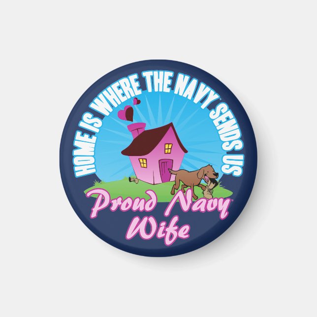 Hemmet är där.. magnet (Framsidan)