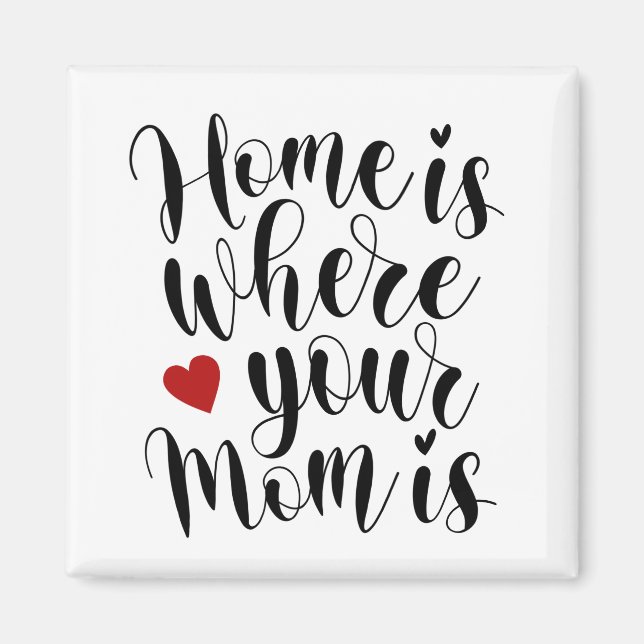 Hemmet är där Mamma är Mors dag | Magnet (Framsidan)