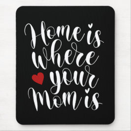 Hemmet är där Mamma är Mors dag | Mousepad Musmatta