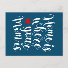 Hemmet är där Mamma är Mors dag | vykort