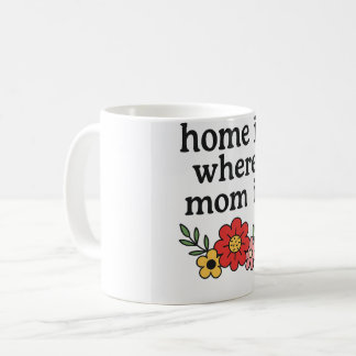 Hemmet är där Mamma ligger Kaffemugg