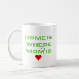 Hemmet är där Mamma ligger Kaffemugg