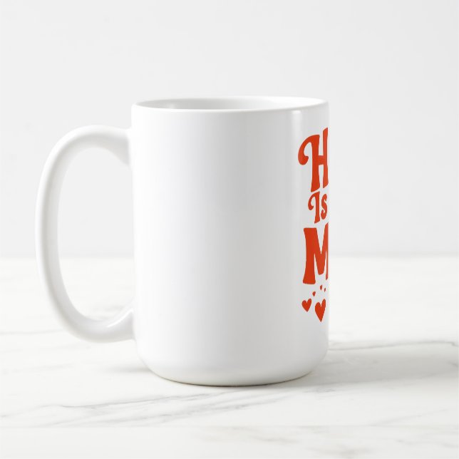 Hemmet är där Mamma ligger Kaffemugg (Vänster)