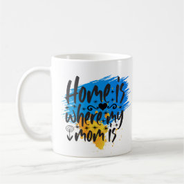 Hemmet är där Mamma ligger Kaffemugg